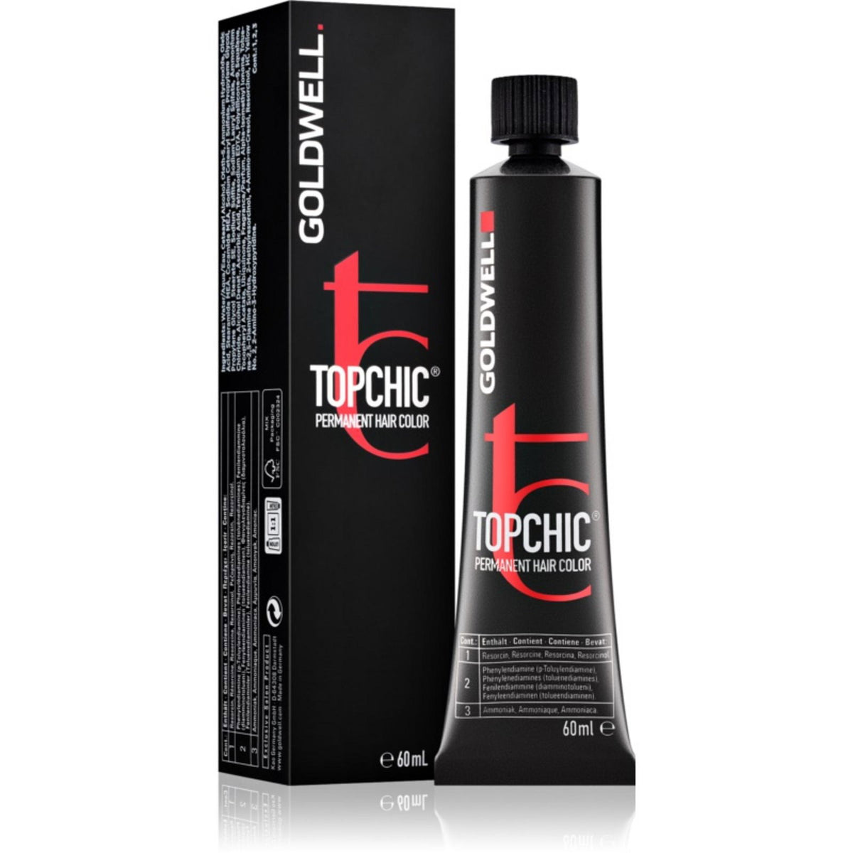 Goldwell, TopChic, Permanent Hair Dye, 6RV MAX Stunning Purple, 60 ml