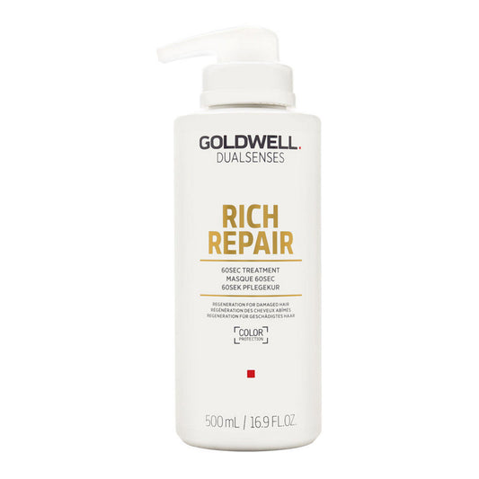 Goldwell, Dualsenses Rich Repair, Hair Treatment Cream Mask, 60 Sec Treatment, 500 ml