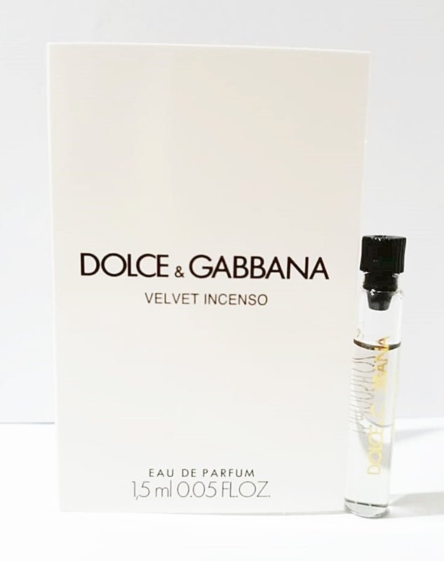 Velvet Incenso By Dolce & Gabbana 1.5ml 0.05 fl. o.z. hivatalos parfüm minta,  Velvet Incenso By Dolce & Gabbana 1.5ml 0.05 fl. o.z. amostra oficial de perfume,  Velvet Incenso By Dolce & Gabbana 1.5ml 0.05 fl. o.z. 官方香水样品,  Mostră oficială de parfum Velvet Incenso By Dolce & Gabbana 1.5ml 0.05 fl. o.z.,  Velvet Incenso By Dolce & Gabbana 1.5ml 0.05 fl. o.z. oficiální vzorek parfému