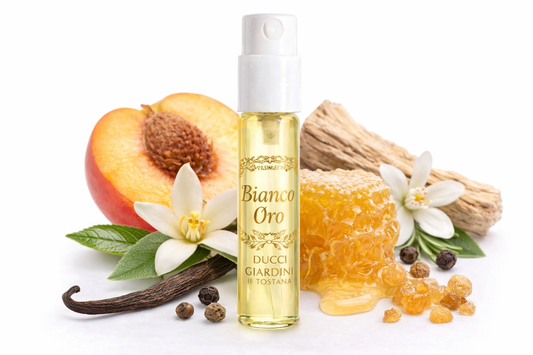 image of Giardini di Toscana Bianco Oro official perfume sample 2ml 0.06 fl. oz.