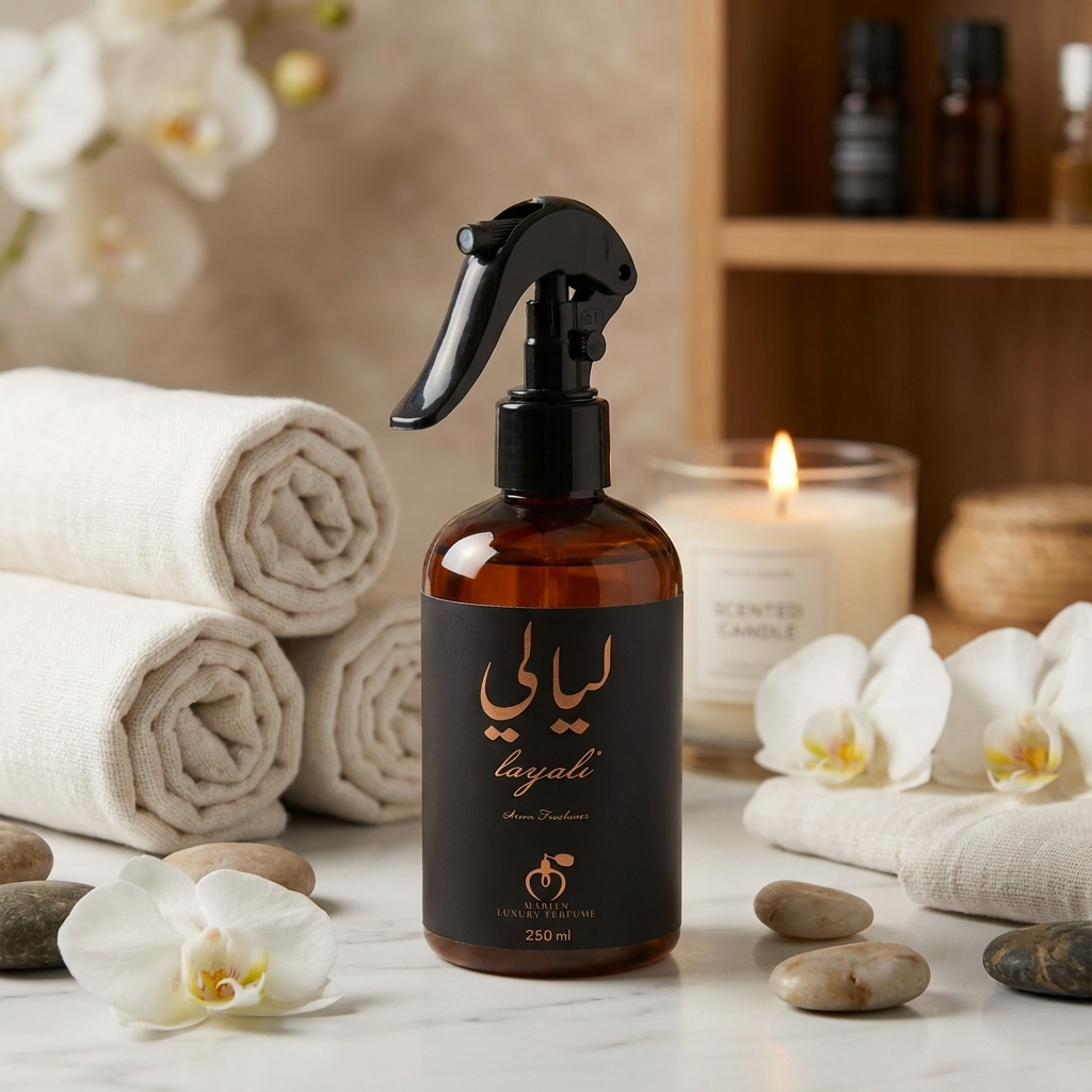 Marien Layali Fabric, Upholstery and Room Fragrance Spray | Floral & Fruity - 250ml