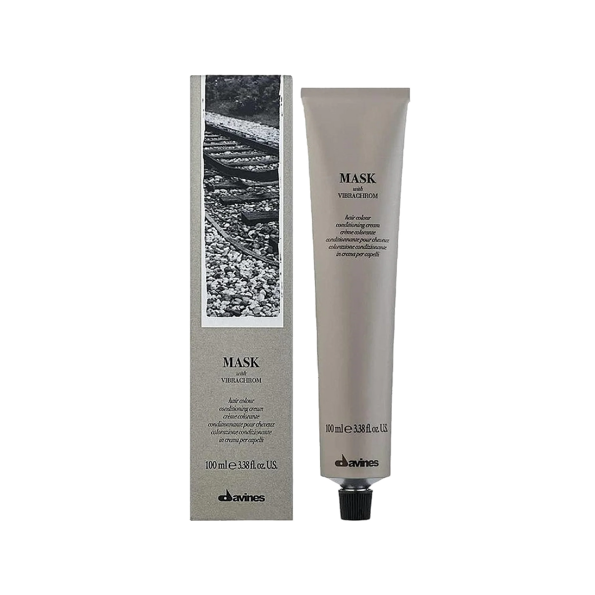 Davines, Mask With Vibrachrom, Permanent Hair Dye, 5.73 , 100 ml