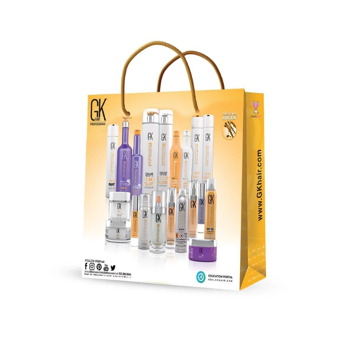 Global Keratin, Global Keratin, GWP Cardboard Bag, Large